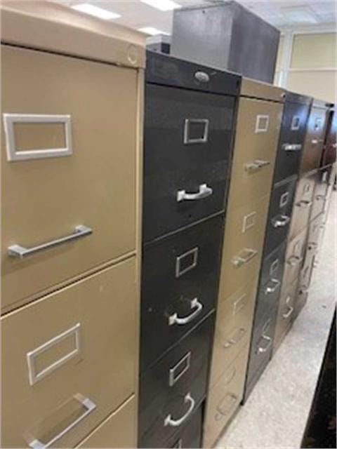 Filing cabinets - 4 drawers - your choice of any four