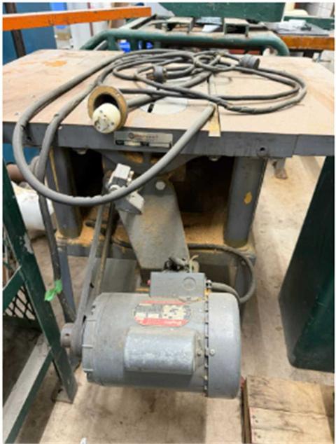 Rockwell Table Saw with Dayton Motor – Model 34-400