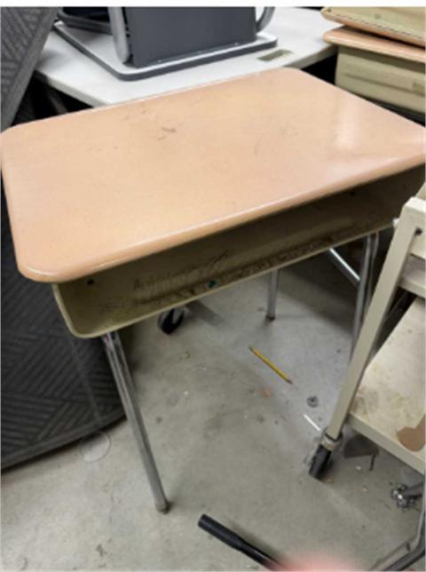 Student Classroom Desks with Book Box