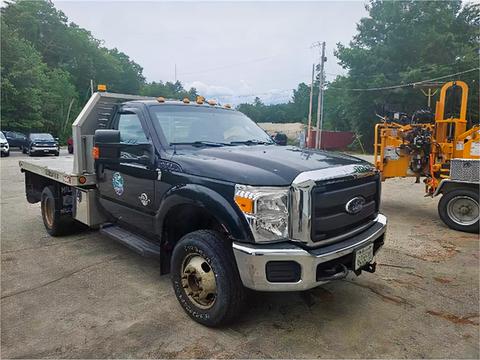 2016 Ford F350 DRW 4WD Dump Truck w/ Plow & V-Box Sander