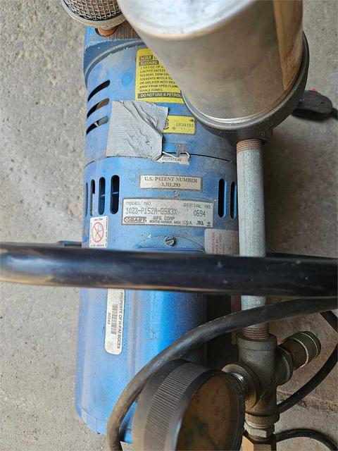 Gast Rotary Vane Vacuum Pump/Compressor - Located Fort Plain CSD