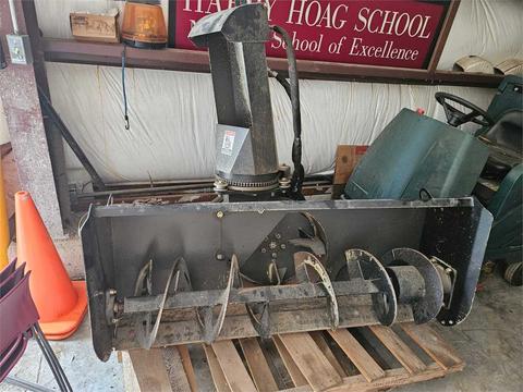 MB Companies Front Mount Snow Blower - Located at Fort Plain CSD