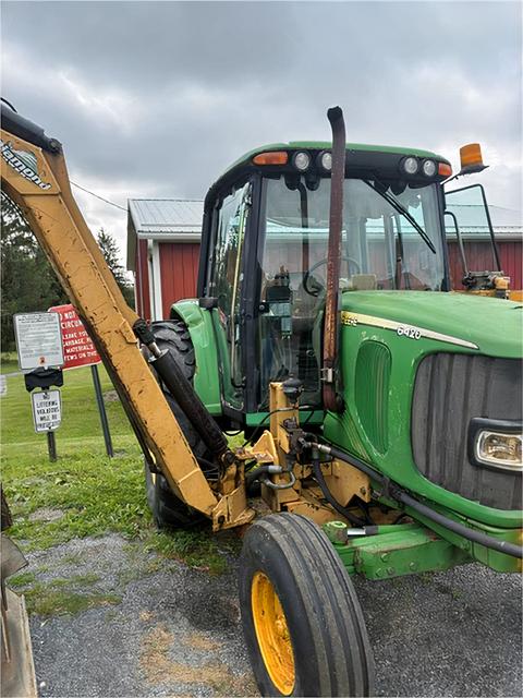 2005 John Deere 6420 Tractor w/Diamond Boom Mower