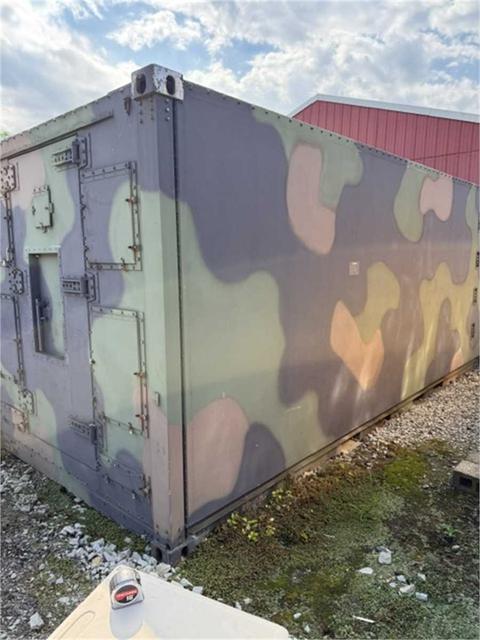 Military shipping/storage container mobile office command center