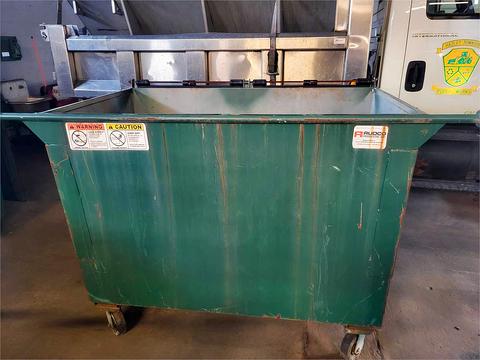 Two 5yd Rolling Dumpsters