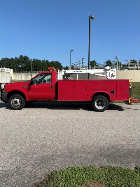 2001 Ford 550 Crane Truck Utility Body Liftmoore Crane