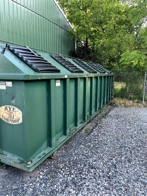 Two 34 CY Roll Off Recycling Containers with 5 Comp Lock Mechanisms