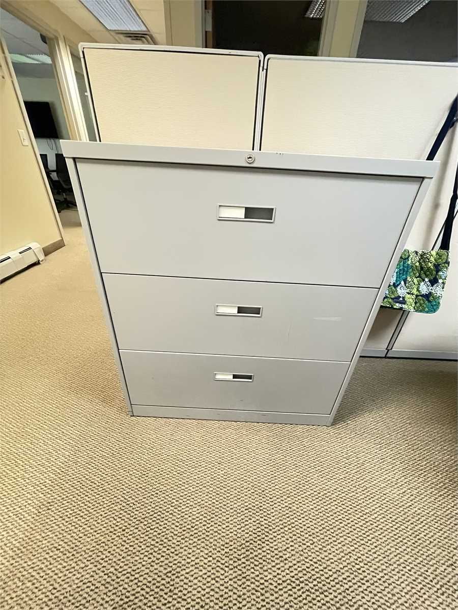 3 Drawer Metal Lateral Filing Cabinet - photo 1