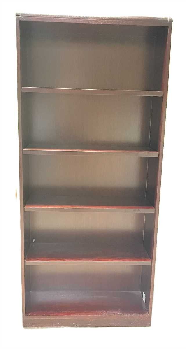 5-Shelf Wooden Bookcase - photo 1