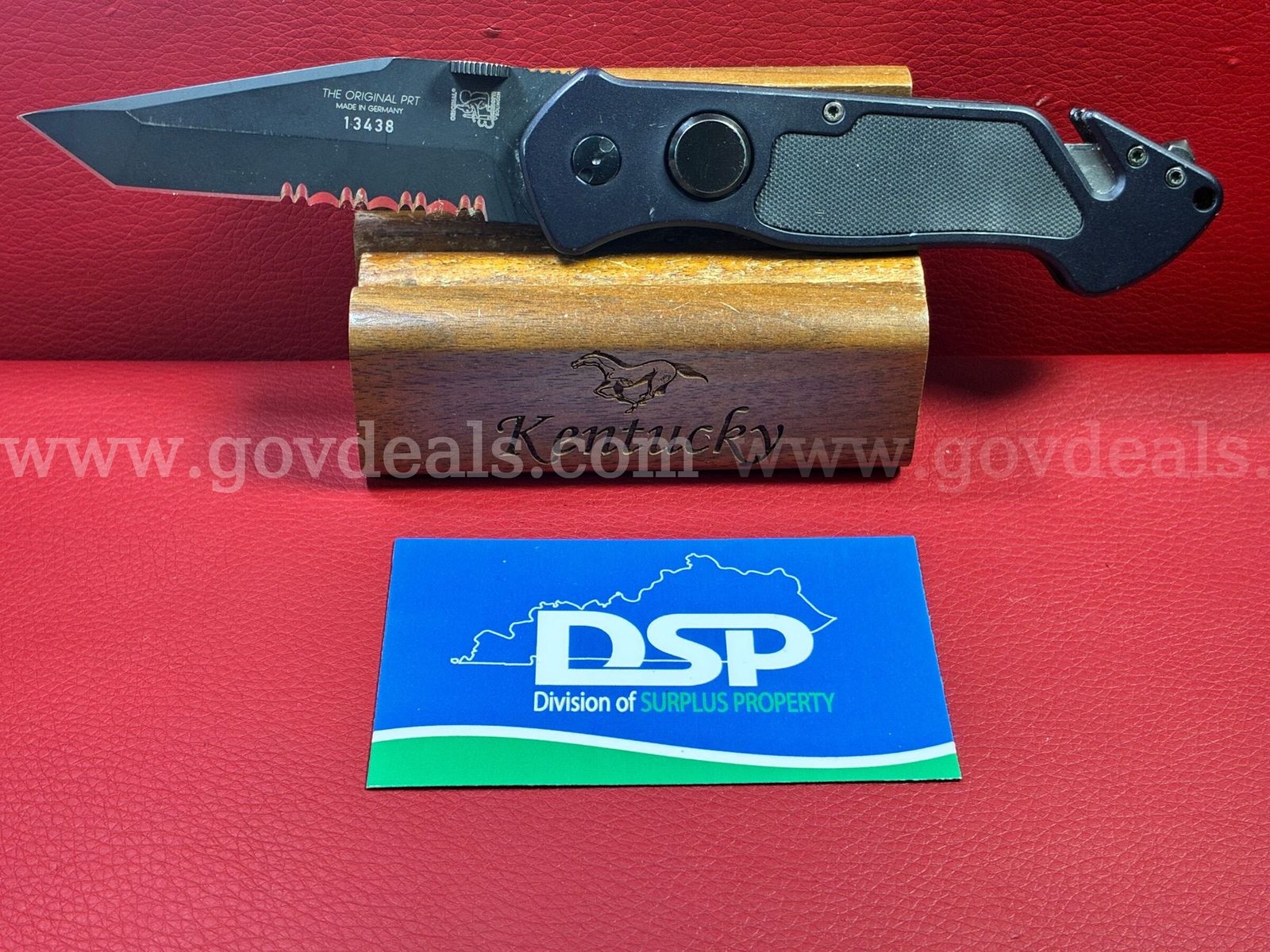 Eickhorn PRT VIII. Tactical Rescue Knife/PRE-OWNED/DS18665/99412/TSA, a US government surplus lot with no bids, in Frankfort, KY