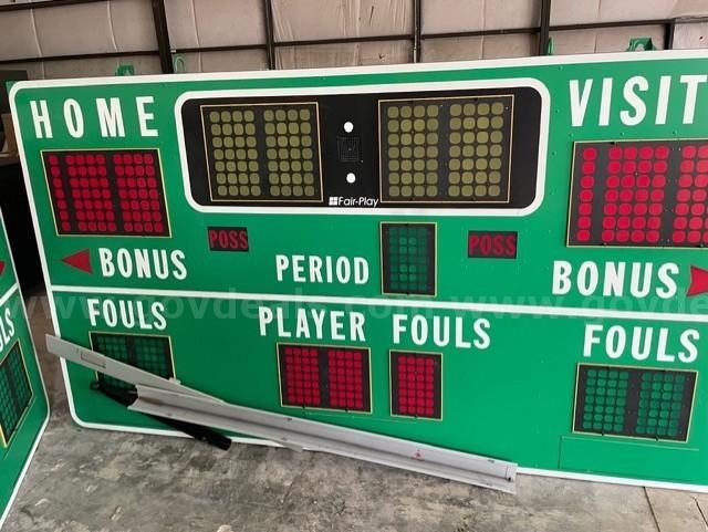 Scoreboard, a US government surplus lot with no bids, in West Point, MS