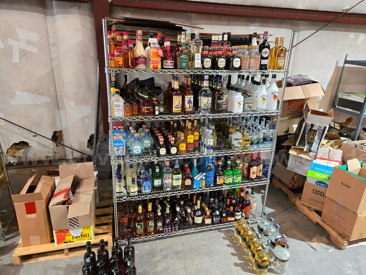 Confiscated Liquor Lot (4 pallets) (Approximately 2,556 Bottles)