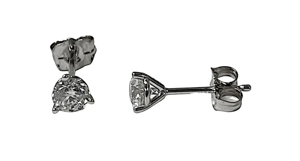 Women's Earrings 14kt White Gold — photo 1