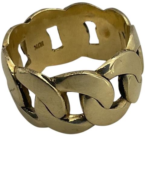 Men's Wedding band 10kt Yellow Gold