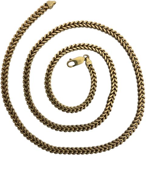 Unisex Chain 10kt Yellow Gold