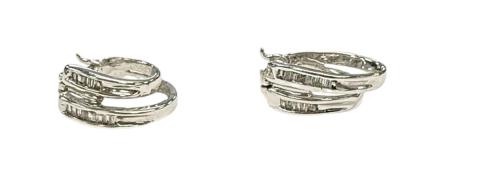 Women's Earrings 10kt White Gold