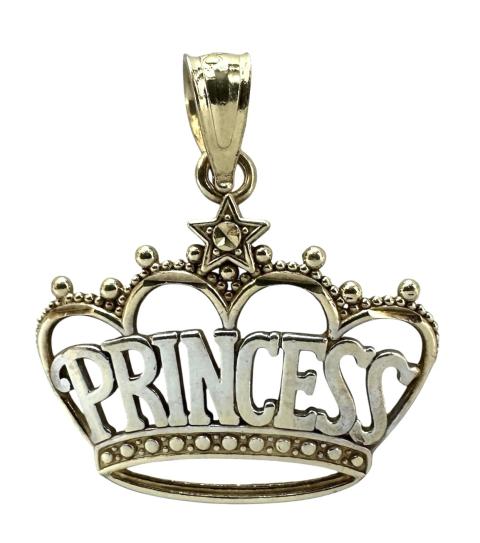 Women's Charm 10kt Yellow and White Gold
