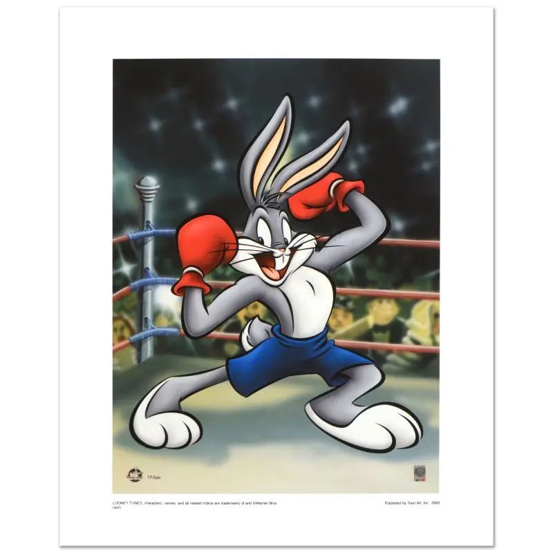 Looney Tunes, "Boxer Bugs" Numbered Limited Edition with COA — photo 1