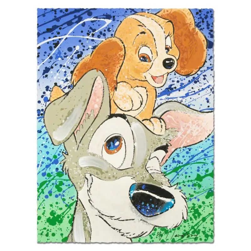 David Willardson, "Hair of the Dog" Hand Signed Limited Edition Disney Serigraph with LOA — photo 1