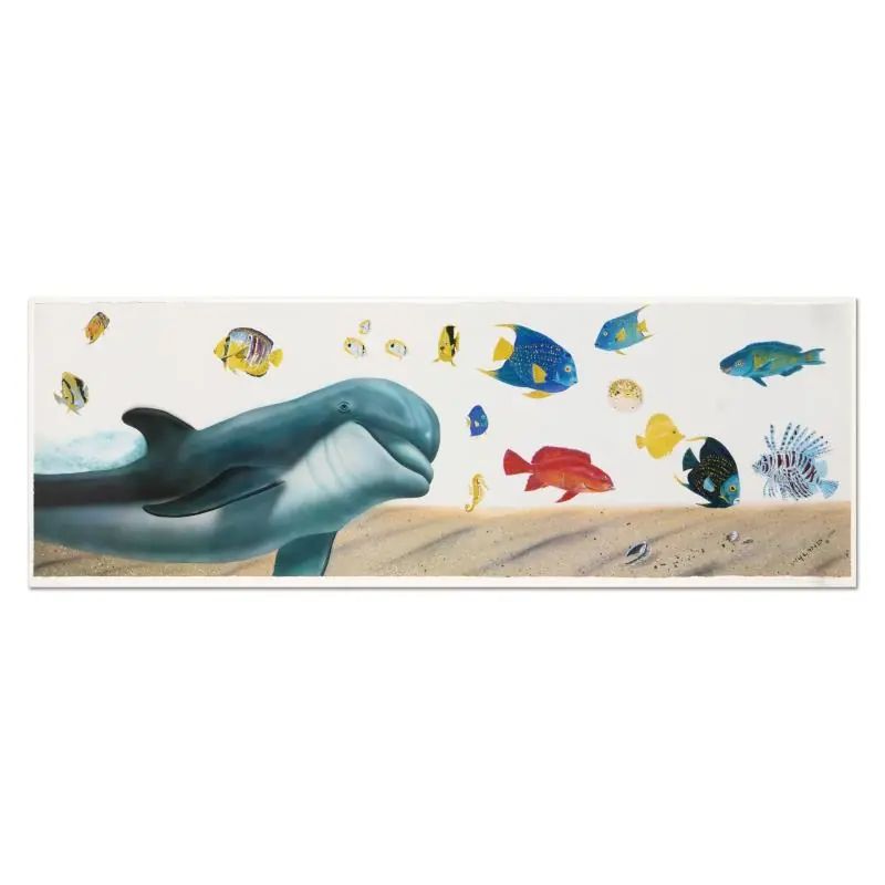 Wyland, "Underwater Paradise" Limited Edition Lithograph, Numbered and Hand Signed with COA — photo 1