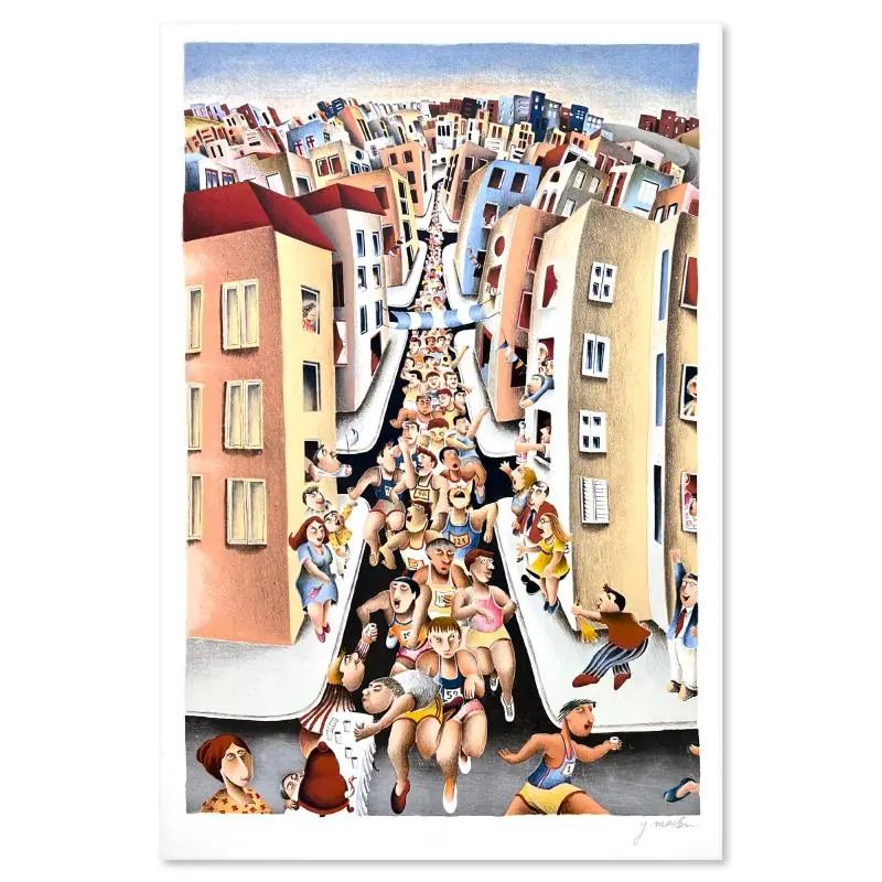 Yuval Mahler, Limited Edition Serigraph, Hand Signed and Numbered with LOA — photo 1