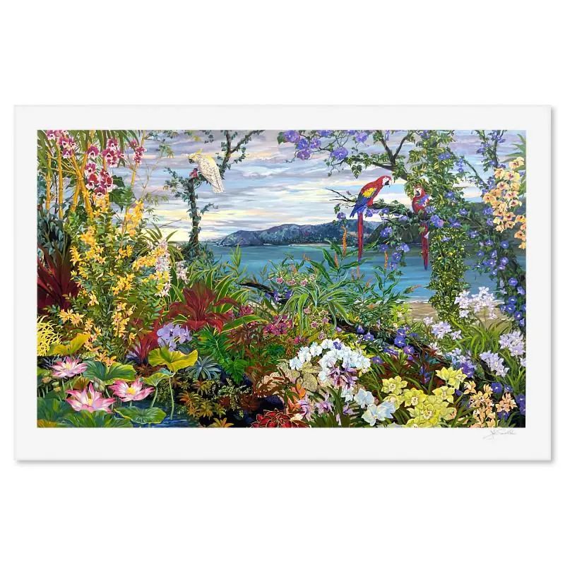 John Powell, "Lost Lagoon" Limited Edition Printer's Proof Serigraph, Numbered and Hand Signed with LOA - photo 1