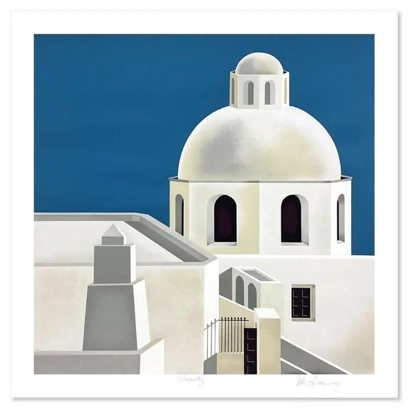 William Schlesinger (1915-2011), "Serenity" Limited Edition Serigraph, Numbered and Hand Signed with LOA - photo 1