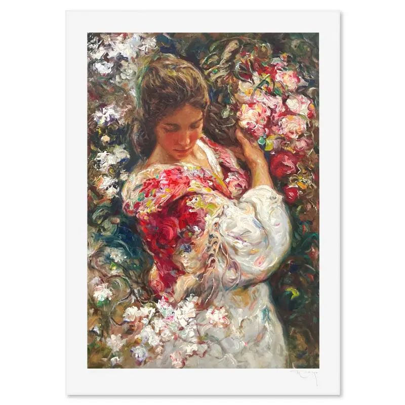 Royo, "Primavera" Limited Edition Printer's Proof Serigraph (24" x 14"), Numbered and Hand Signed with LOA - photo 1