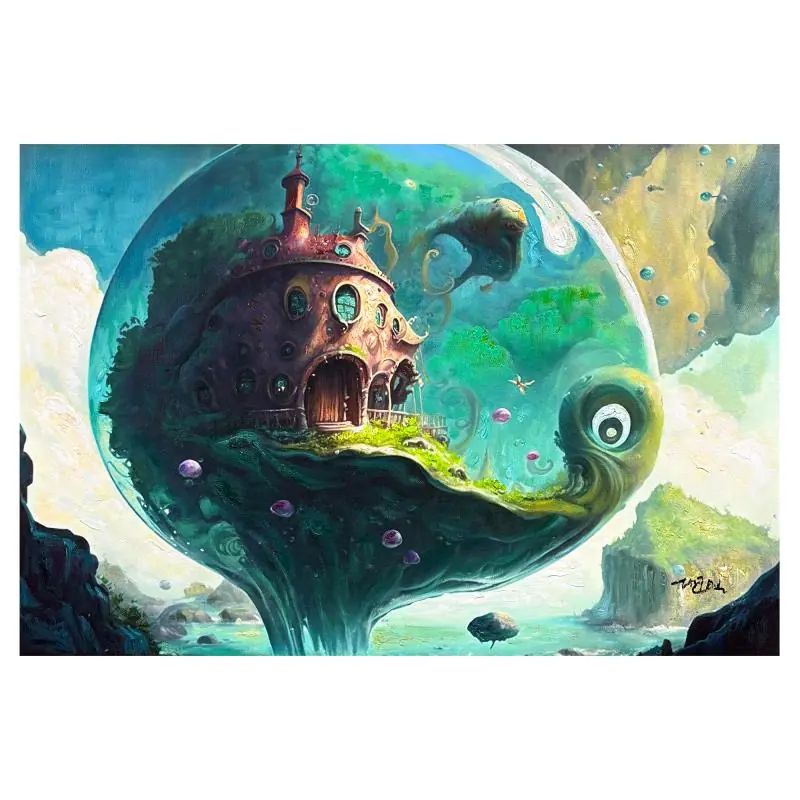 Mani, Hand Signed Original Acrylic Painting on Canvas with LOA - photo 1
