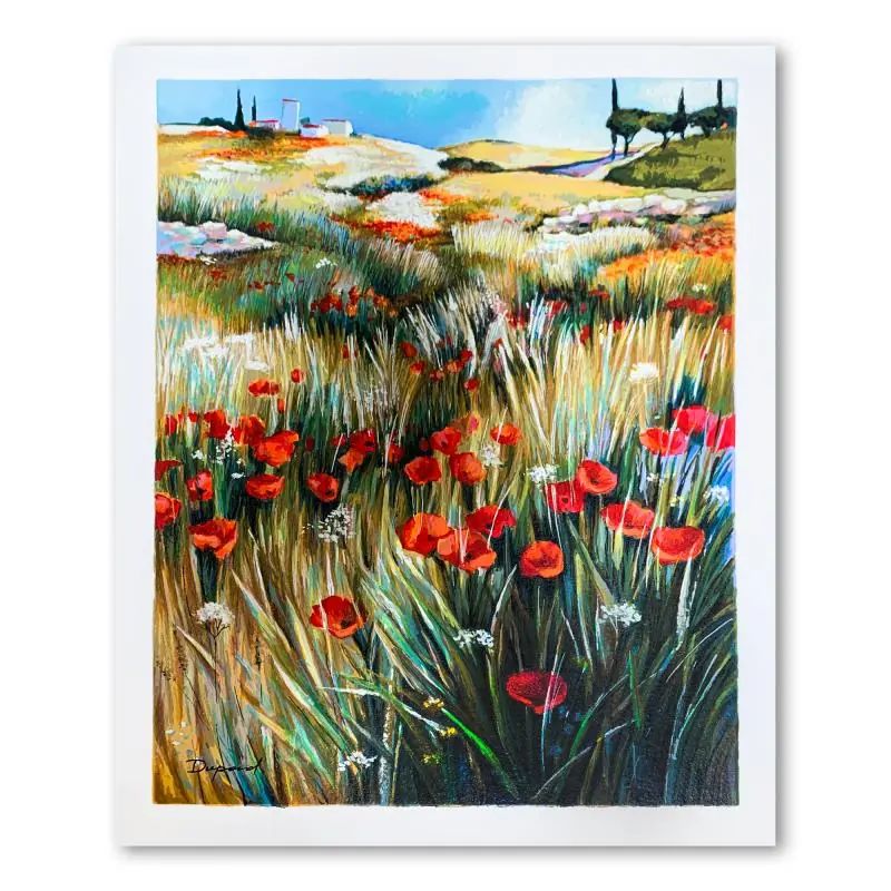 Yuri Dupond, "Country Tranquility" Hand Signed Limited Edition Serigraph on Paper with LOA - photo 1