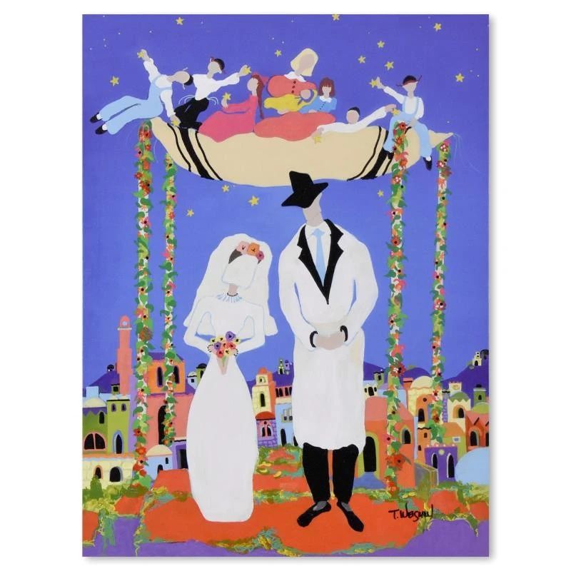 Tammy Weisman, "Od Yishama" Limited Edition on Gallery Wrapped Canvas, Numbered and Hand Signed with LOA - photo 1