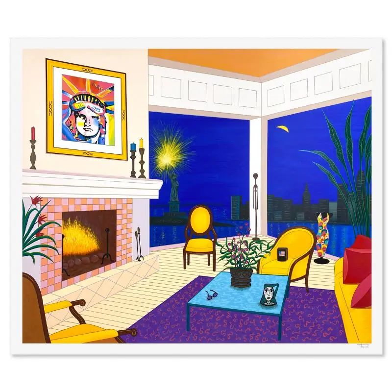 Fanch Ledan, "Liberty Interior" Limited Edition Serigraph, EA Numbered and Hand Signed with LOA - photo 1