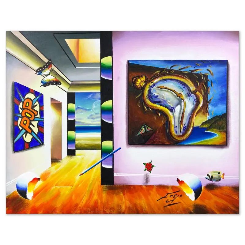 Ferjo, Original Acrylic Painting on Canvas, Hand Signed with LOA - photo 1