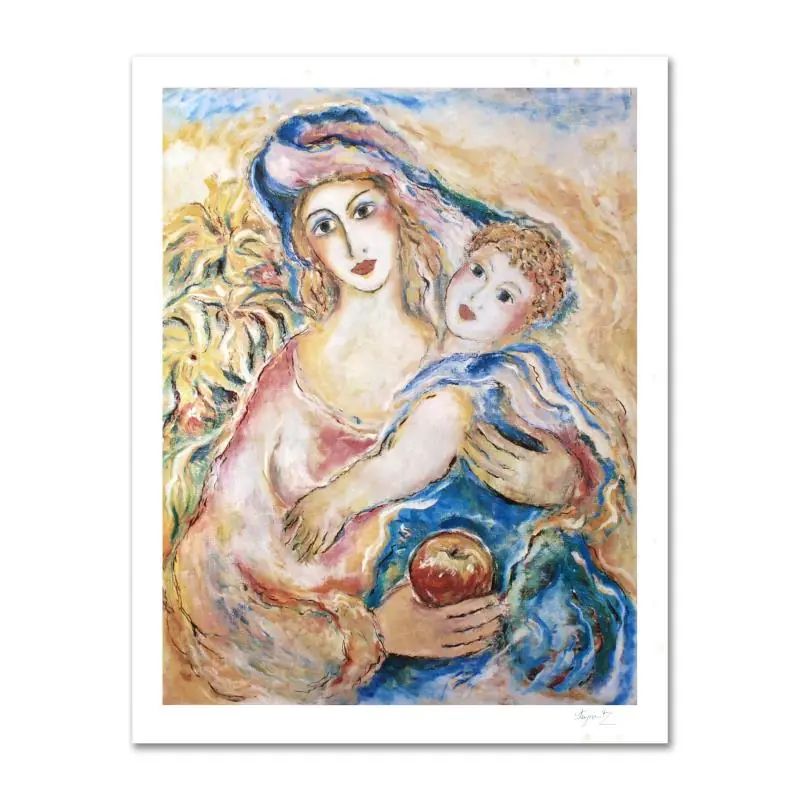 Zamy Steynovitz (1951-2000), "Mother" Hand Signed Lithograph with LOA (Disclaimer) - photo 1