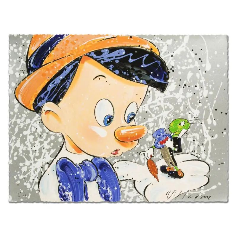 David Willardson, "Boy Oh Boy Oh Boy" Hand Signed Limited Edition Disney Serigraph with LOA - photo 1
