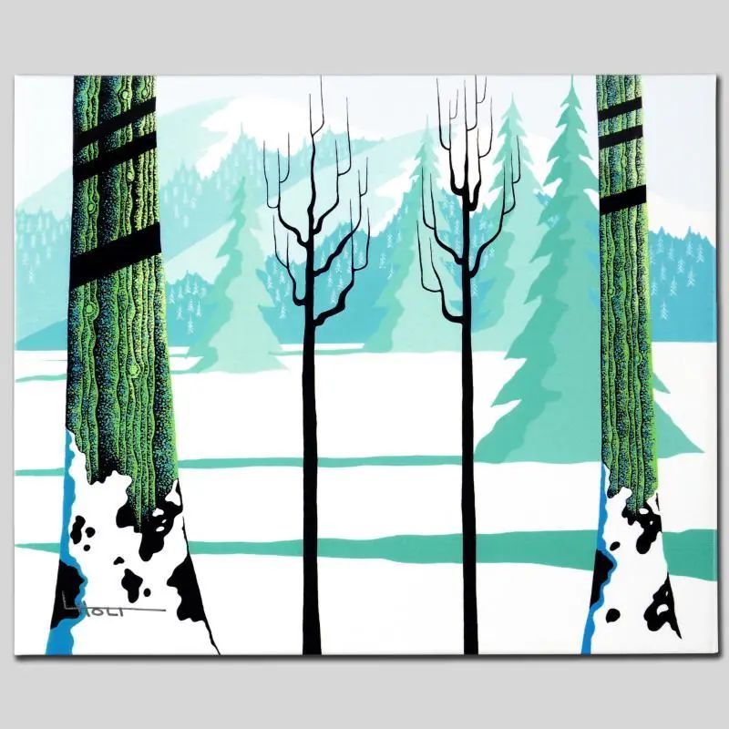 Larissa Holt, "Winter" Limited Edition Giclee on Canvas, Numbered and Signed with LOA - photo 1