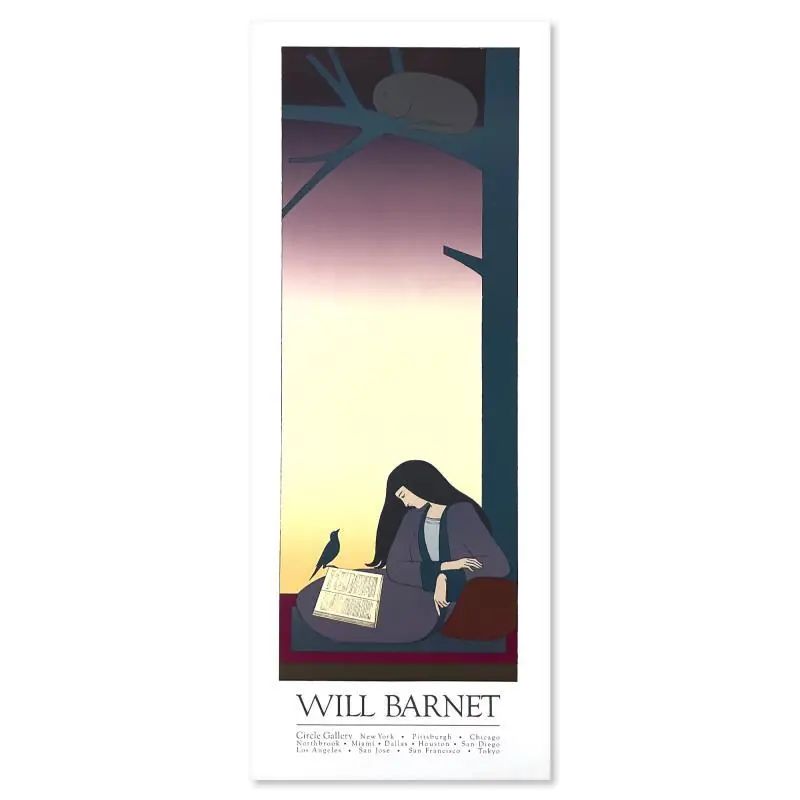 Will Barnet (1911-2012), "The Caller" Collectible Vintage Exhibit Lithograph (21" x 50") with LOA - photo 1