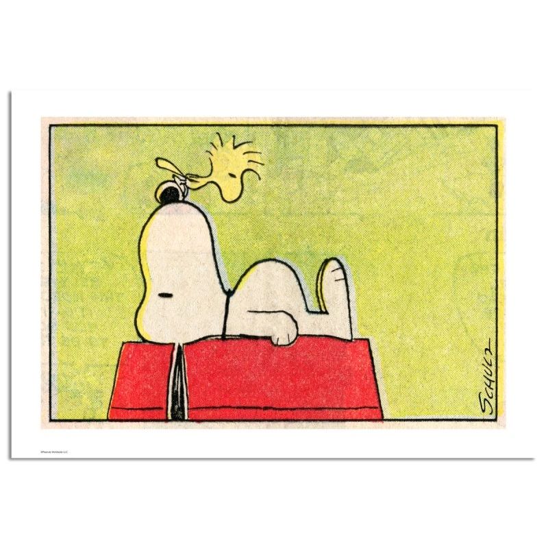 Peanuts, "Yes" Hand Numbered Limited Edition Fine Art Print with COA - photo 1