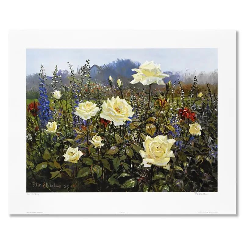 Peter Ellenshaw (1913-2007), "Autumn Roses" Limited Edition Lithograph, Numbered and Hand Signed with LOA - photo 1