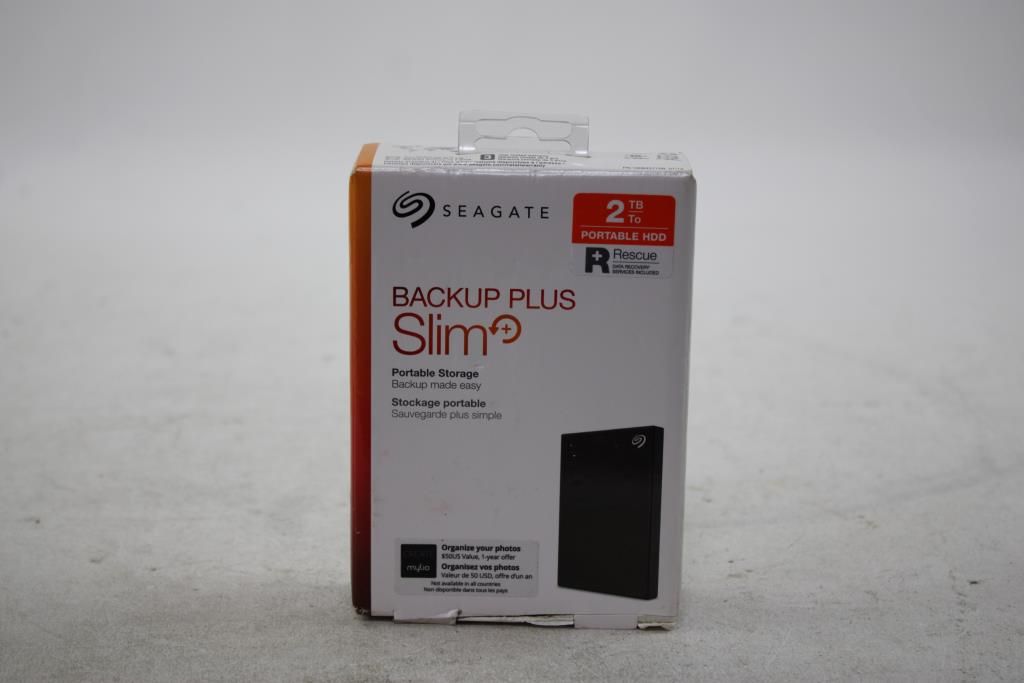 Seagate Backup Plus Slim External Hard Drive — photo 1