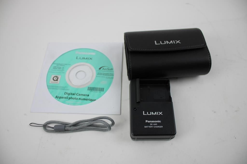 Panasonic Lumix Camera ACCESSORIES ONLY - CD, Battery, Case, Charger, SD Card — photo 1