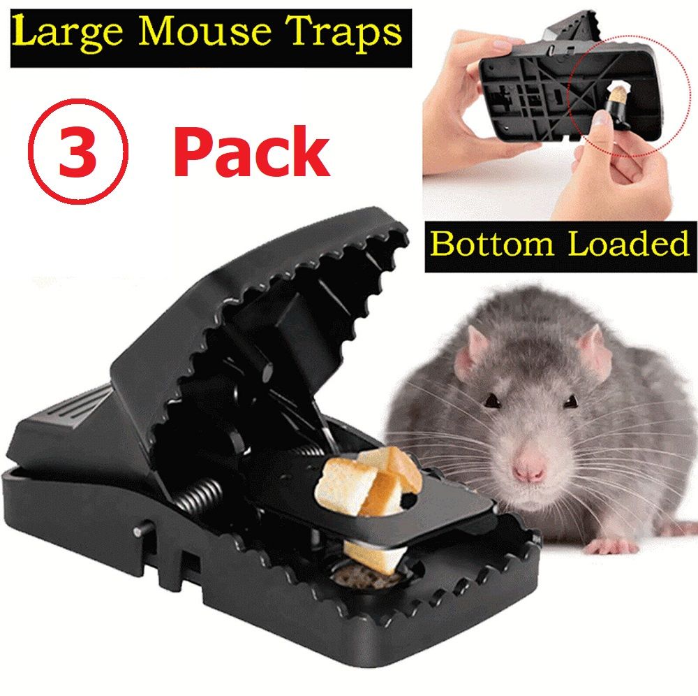 2 Pc Large Mouse Traps Rodent Killer Snap Trap — photo 1