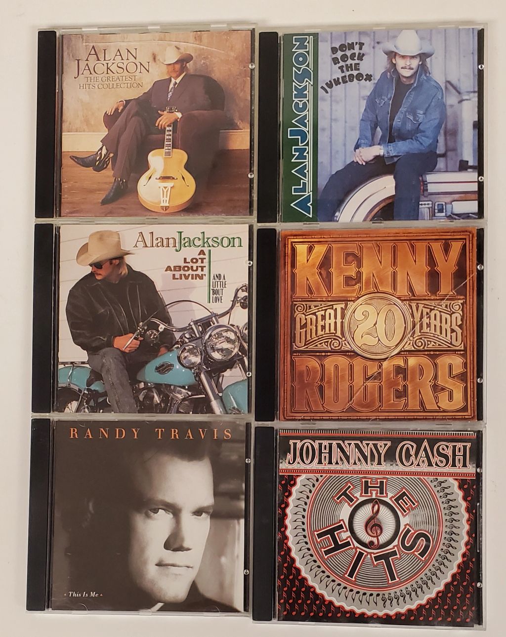 Country Music CD Collection - Alan Jackson, Kenny Rogers, Randy Travis, Johnny Cash — photo 1