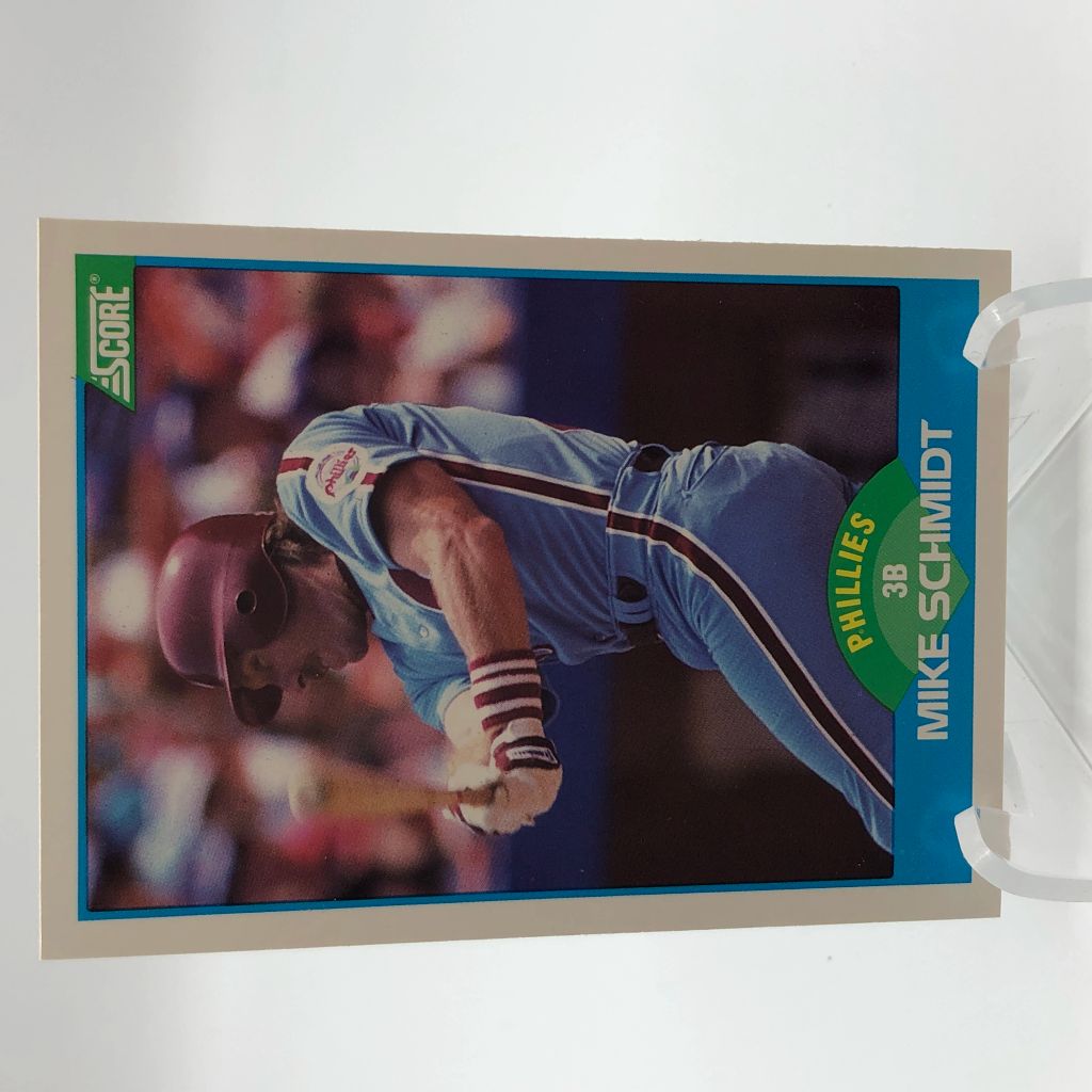 Mike Schmidt 1990 Score Vintage Baseball Card — photo 1