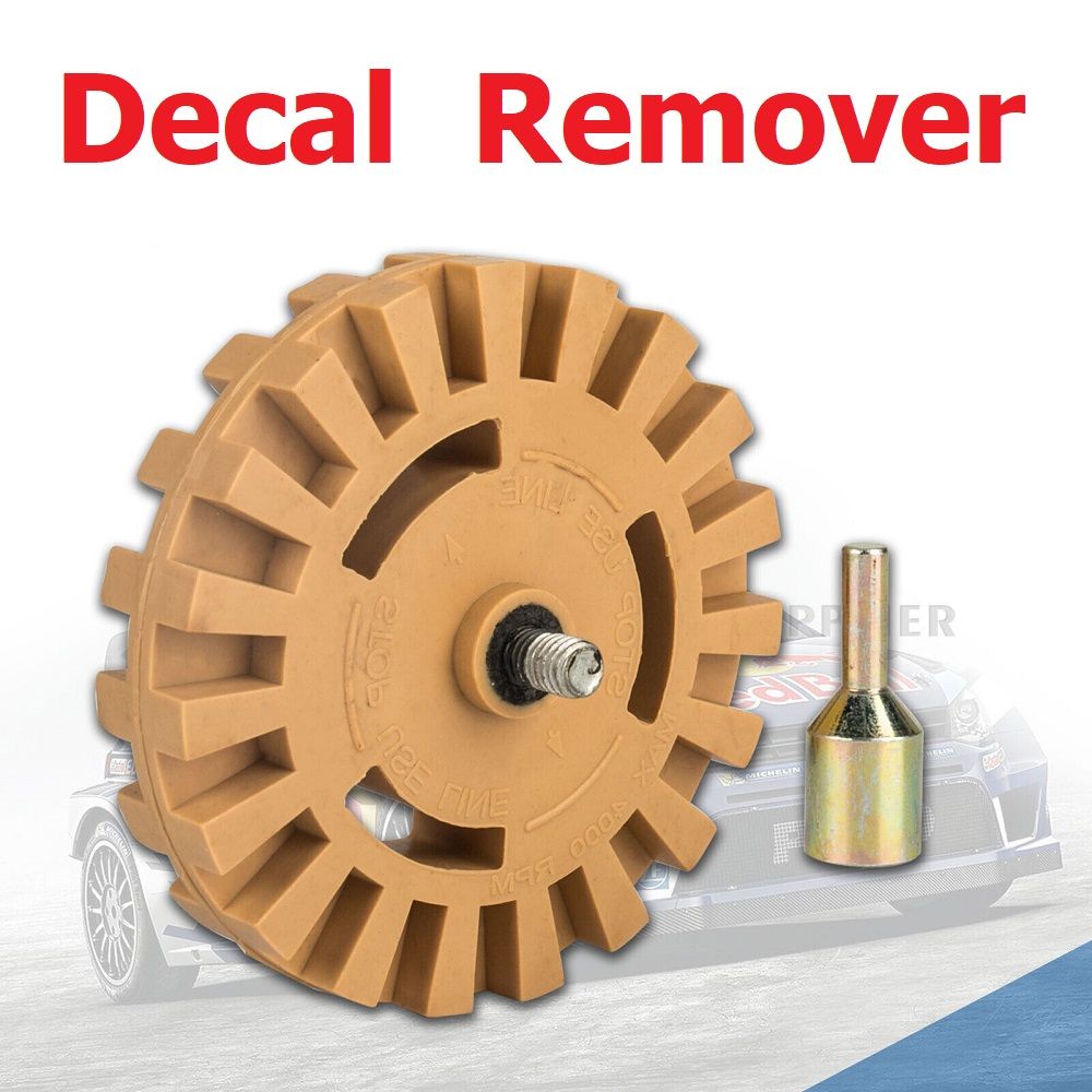 4" Car Sticker / Decal  Remover Rubber Wheel — photo 1