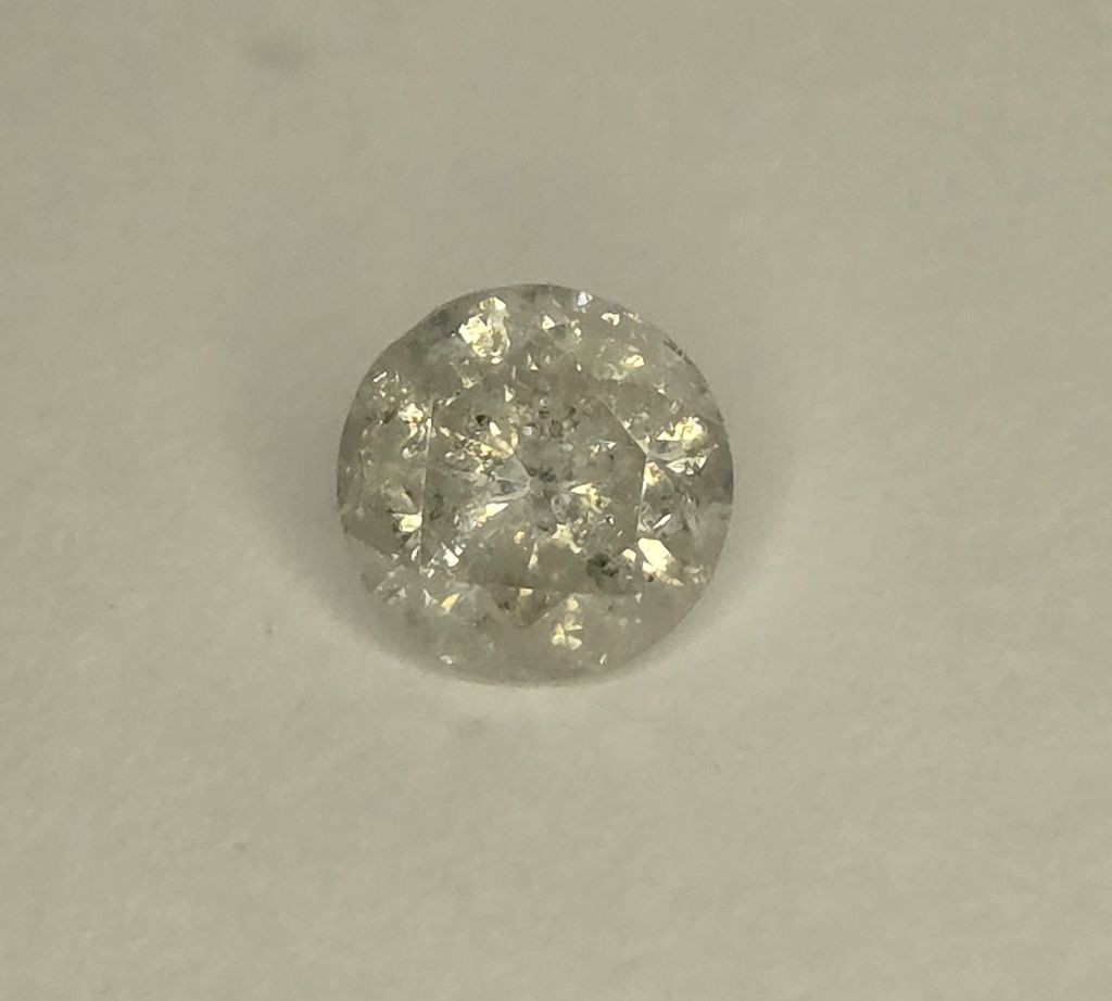 No Reserve 1.22 ct  Natural Diamond Round Cut Loose Gemstone — photo 1
