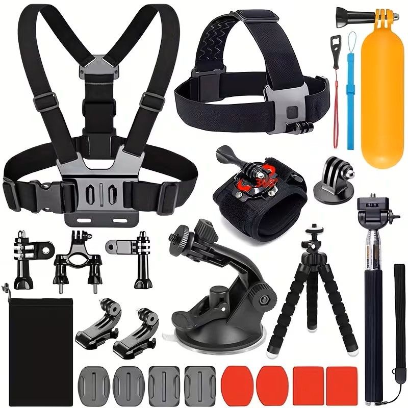 Accessory Kit with 21 Items for Various for Gopro Models And Other Camera Brands — photo 1