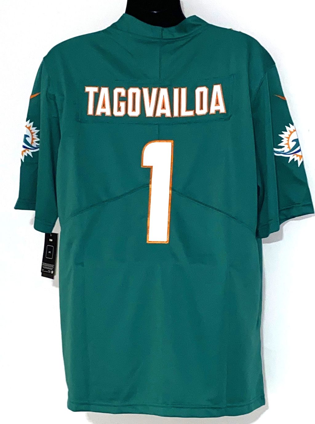 NFL Miami Dolphins Tua Tagovailoa Replica Jersey Size Medium — photo 1
