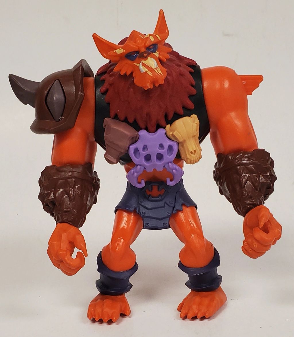 Masters of the Universe Beast Man Figure 6" - Orange Furry Warrior - Missing Shoulder Pad — photo 1