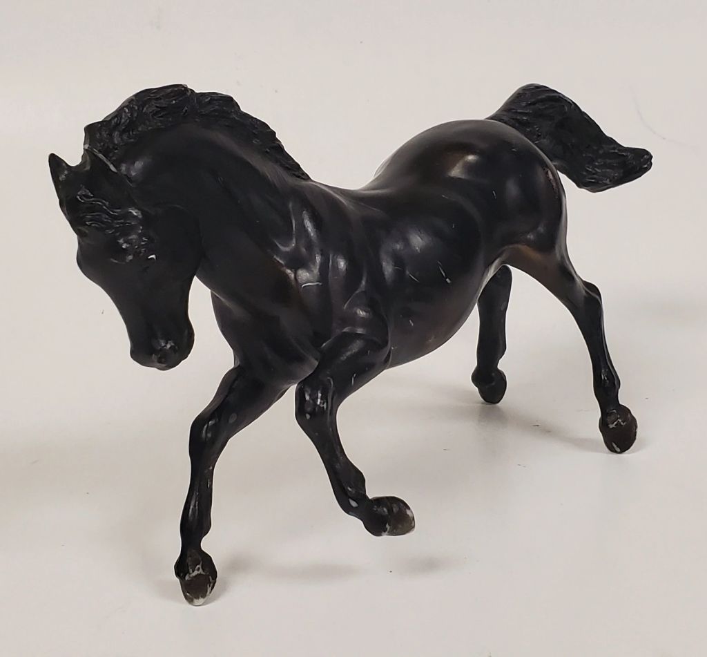 Vintage 2006 Breyer Horse Flicka Black Beauty Solid Black 2006 FOX — photo 1